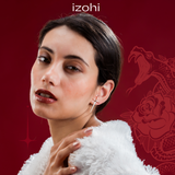 The Bladed Darling Sharp Elegance Earrings – Silver Tone