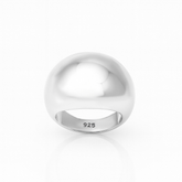Sterling Silver Dome Statement Ring