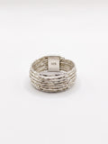 The Hammered Cascade Ring