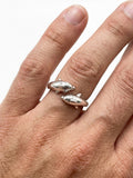 Twin Dolphins Ring