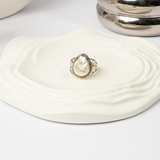 Aura Edge Pearl Ring