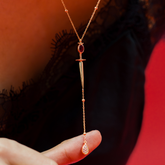 The Empress Aura Dagger Necklace