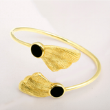 The Midnight Monarch Luxury Bracelet – Golden Tone