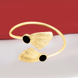 The Midnight Monarch Luxury Bracelet – Golden Tone