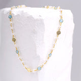 Royal Azure Pearl Necklace
