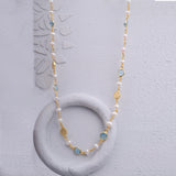 Royal Azure Pearl Necklace