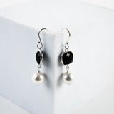 Stone & Shell Drop Earrings